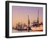Container Ships, Southampton Docks, Hampshire, UK-Jean Brooks-Framed Photographic Print