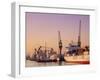 Container Ships, Southampton Docks, Hampshire, UK-Jean Brooks-Framed Photographic Print