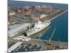 Container Terminal and Cargo Ship, Salerno, Campania, Italy, Mediterranean-Robert Francis-Mounted Photographic Print