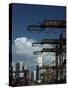 Container Terminal, Singapore Port Authority, Singapore-Alain Evrard-Stretched Canvas