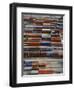 Containers in Container Terminal, Hong Kong, China-Tim Hall-Framed Photographic Print