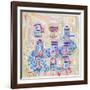 Containers Of Water-Josh Byer-Framed Giclee Print