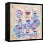 Containers Of Water-Josh Byer-Framed Stretched Canvas