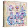 Containers Of Water-Josh Byer-Stretched Canvas