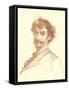 Conte Crayon Sketch-null-Framed Stretched Canvas