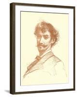 Conte Crayon Sketch-null-Framed Art Print