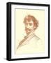 Conte Crayon Sketch-null-Framed Art Print