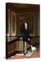 Conte De La Rouchefoucauld Duc De Doudeauville with His Terrier, C.1870S-Jean Leon Gerome-Stretched Canvas