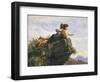 Contemplation, 1872-Filippo Palizzi-Framed Giclee Print