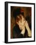 Contemplation, 1877-Pierre-Auguste Renoir-Framed Giclee Print