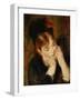 Contemplation, 1877-Pierre-Auguste Renoir-Framed Giclee Print