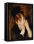 Contemplation, 1877-Pierre-Auguste Renoir-Framed Stretched Canvas