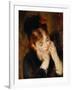 Contemplation, 1877-Pierre-Auguste Renoir-Framed Giclee Print