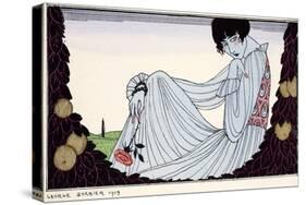 Contemplation ? 1919-Georges Barbier-Stretched Canvas