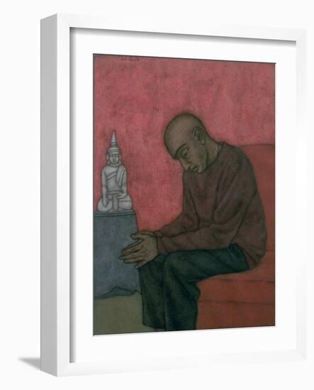 Contemplation (Binoy) 1998-Shanti Panchal-Framed Giclee Print