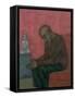 Contemplation (Binoy) 1998-Shanti Panchal-Framed Stretched Canvas