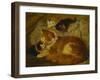 Contemplation Time-Henriette Ronner-Knip-Framed Giclee Print