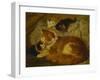 Contemplation Time-Henriette Ronner-Knip-Framed Giclee Print