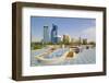 Contemporary Architecture Along the Corniche, Abu Dhabi, United Arab Emirates, Middle East-Frank Fell-Framed Photographic Print