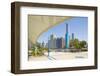 Contemporary Architecture Along the Corniche, Abu Dhabi, United Arab Emirates, Middle East-Frank Fell-Framed Photographic Print