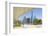 Contemporary Architecture Along the Corniche, Abu Dhabi, United Arab Emirates, Middle East-Frank Fell-Framed Photographic Print