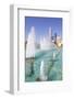 Contemporary Architecture and Al Markaziyah Gardens and Fountain-Frank Fell-Framed Photographic Print