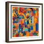 Contemporary Art Abstract Original Composition-isaxar-Framed Photographic Print