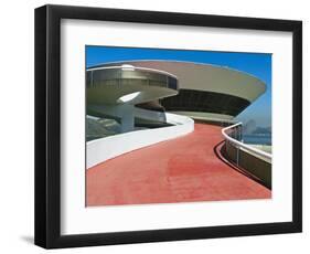 Contemporary Art Museum, Niteroi, Brazil-George Oze-Framed Photographic Print