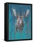 Contemporary Cervidae I-Grace Popp-Framed Stretched Canvas