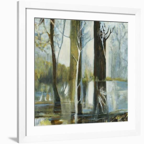 Contemporary Forest 1-Kathleen Cloutier-Framed Art Print