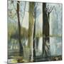 Contemporary Forest 1-Kathleen Cloutier-Mounted Art Print