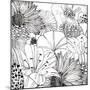 Contemporary Garden I Black and White-Michael Mullan-Mounted Art Print