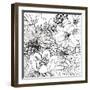 Contemporary Garden II Black and White-Michael Mullan-Framed Art Print