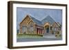 Contemporary House,Nyc, 2020,(Watercolor)-Anthony Butera-Framed Giclee Print