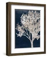 Contemporary Indigo Garden-Sheldon Lewis-Framed Art Print