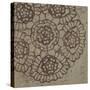 Contemporary Lace V Spice-Moira Hershey-Stretched Canvas