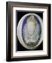 Contemporary miniature portrait of Elizabeth I of England. Artist: Nicholas Hilliard-Nicholas Hilliard-Framed Giclee Print