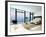 Contemporary Modern Sunny Bedroom Interior with Huge Windows-PlusONE-Framed Photographic Print