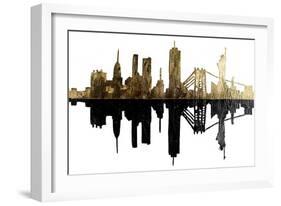 Contemporary NY Gold-Patricia Pinto-Framed Art Print