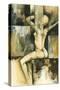 Contemporary Seated Nude II-Jennifer Goldberger-Stretched Canvas