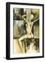 Contemporary Seated Nude II-Jennifer Goldberger-Framed Art Print