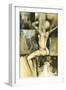 Contemporary Seated Nude II-Jennifer Goldberger-Framed Art Print