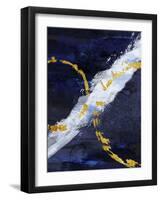 Contemporary Streak 1-Marcus Prime-Framed Art Print