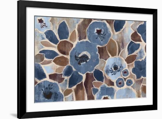 Contemporary Tapestry Blue-Silvia Vassileva-Framed Art Print