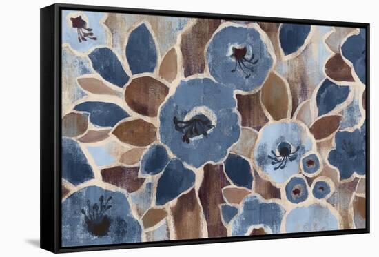 Contemporary Tapestry Blue-Silvia Vassileva-Framed Stretched Canvas