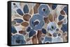 Contemporary Tapestry Blue-Silvia Vassileva-Framed Stretched Canvas