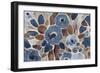 Contemporary Tapestry Blue-Silvia Vassileva-Framed Art Print