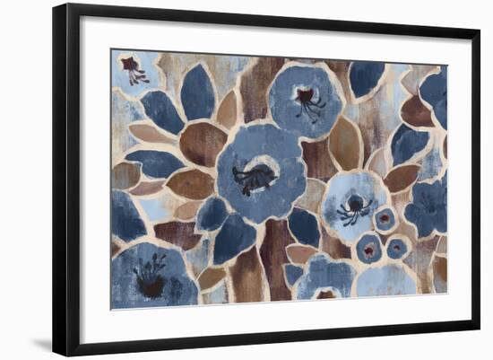 Contemporary Tapestry Blue-Silvia Vassileva-Framed Art Print