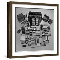 Content's of Country Dr. Ernest Ceriani's Medical Bag-W. Eugene Smith-Framed Photographic Print