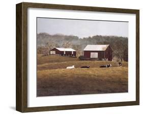 Contented 1-David Knowlton-Framed Giclee Print